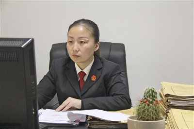 河南省焦作市解放区人民法院执行局副局长宋海燕。